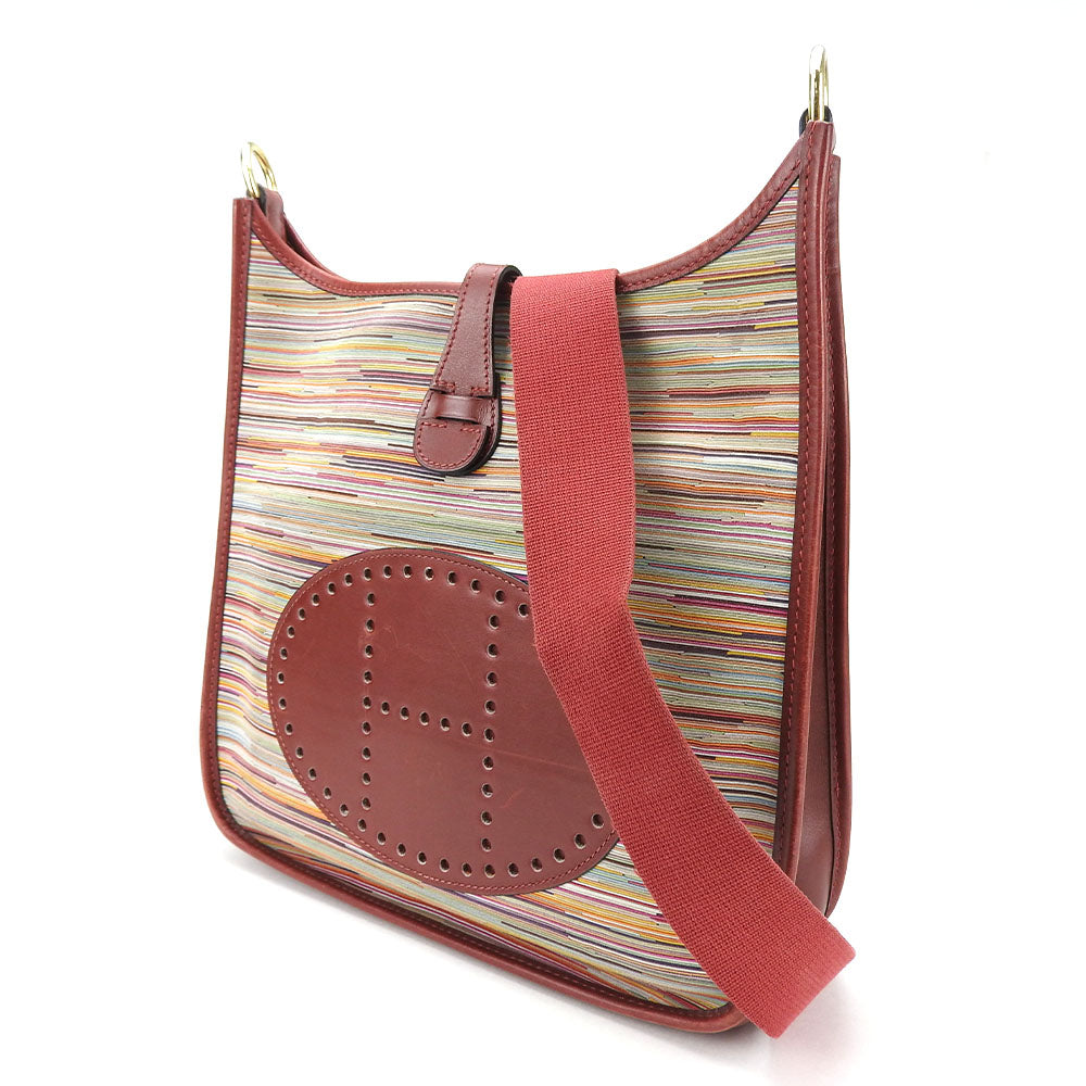 Hermes Shoulder Bag Vibrato Evelyn 1Pm Women Red