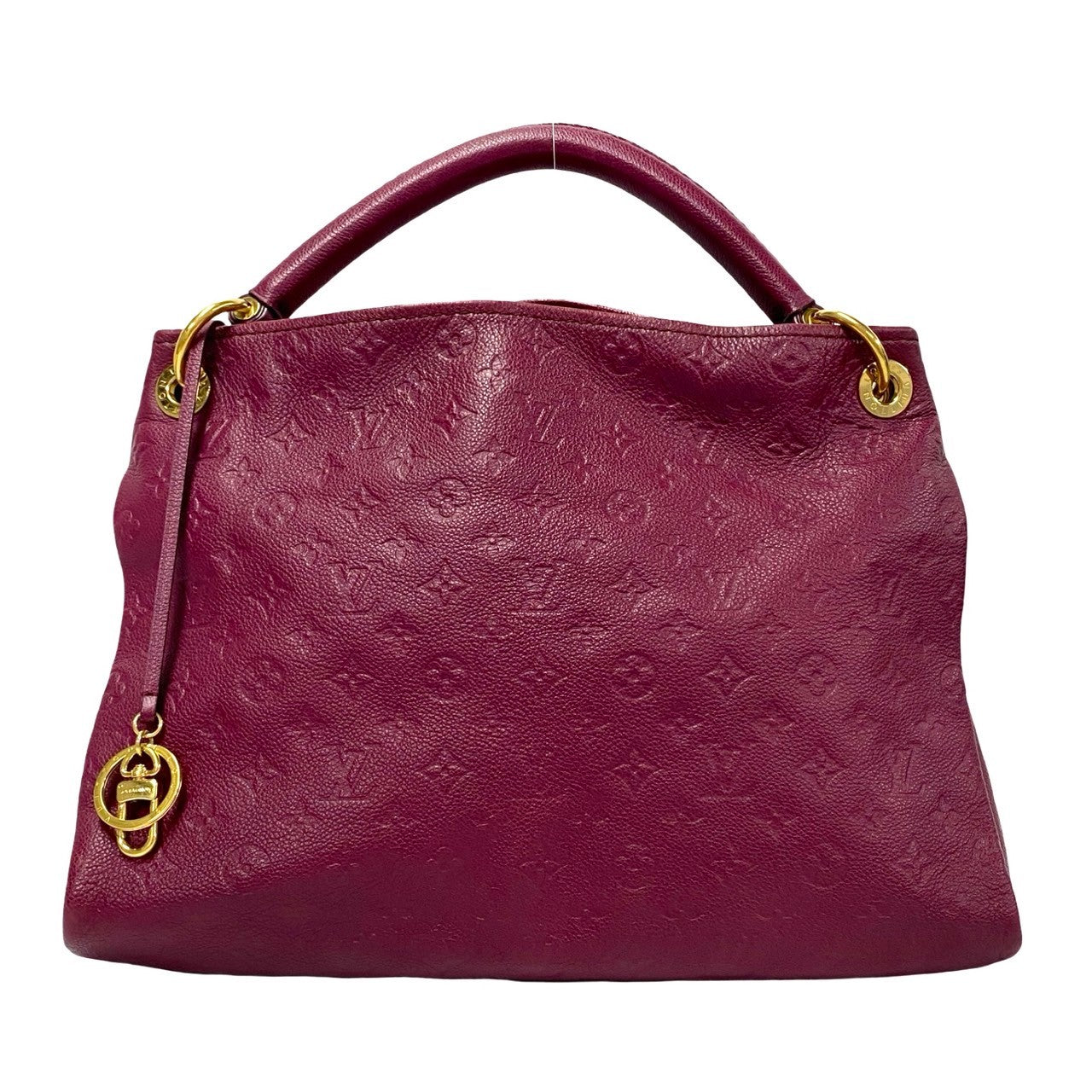 Louis Vuitton M94047 wine- Ann Platt ArtsyMM Monogram Leather Red Shoulder Bag