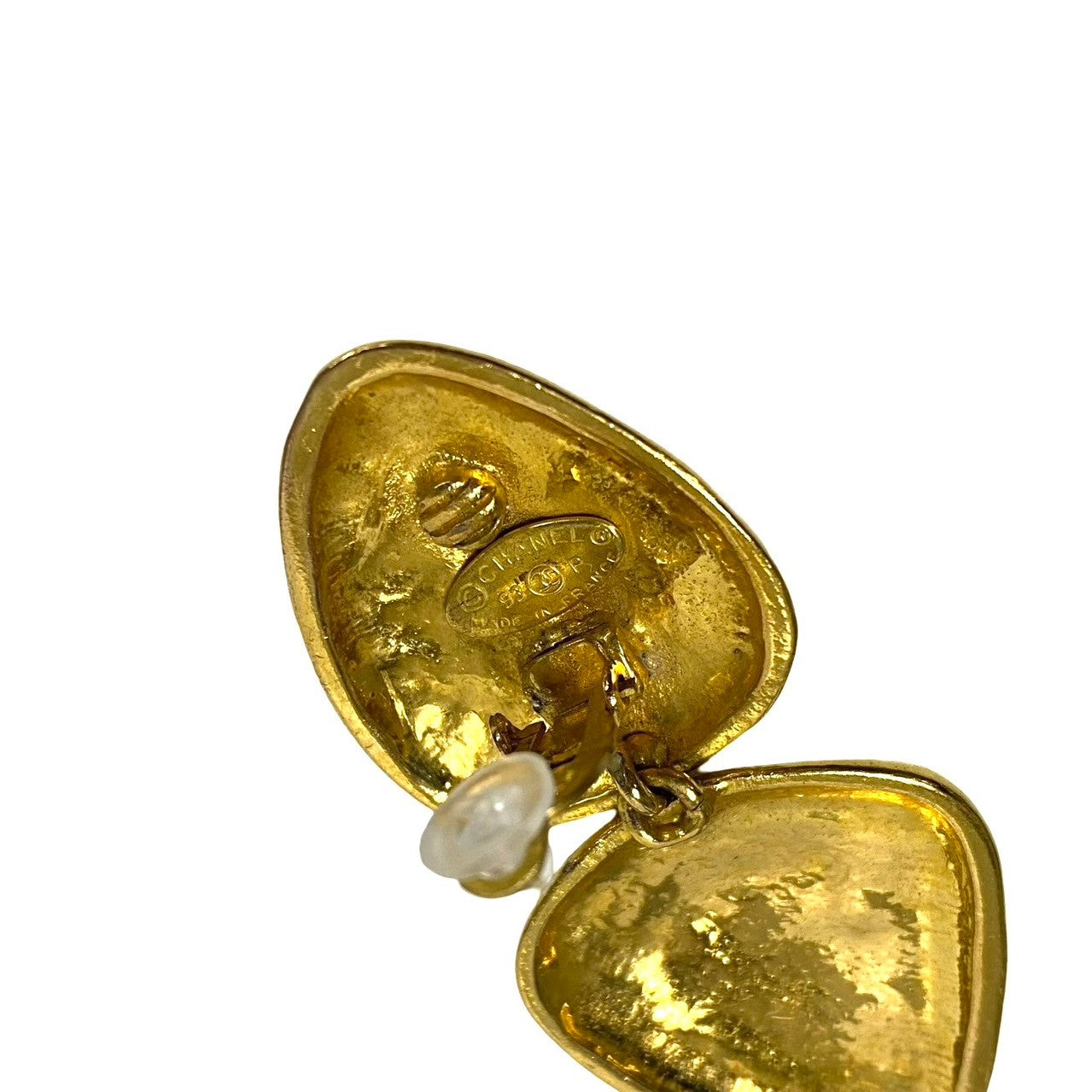 Chanel   Coco Mark Earrings Gold