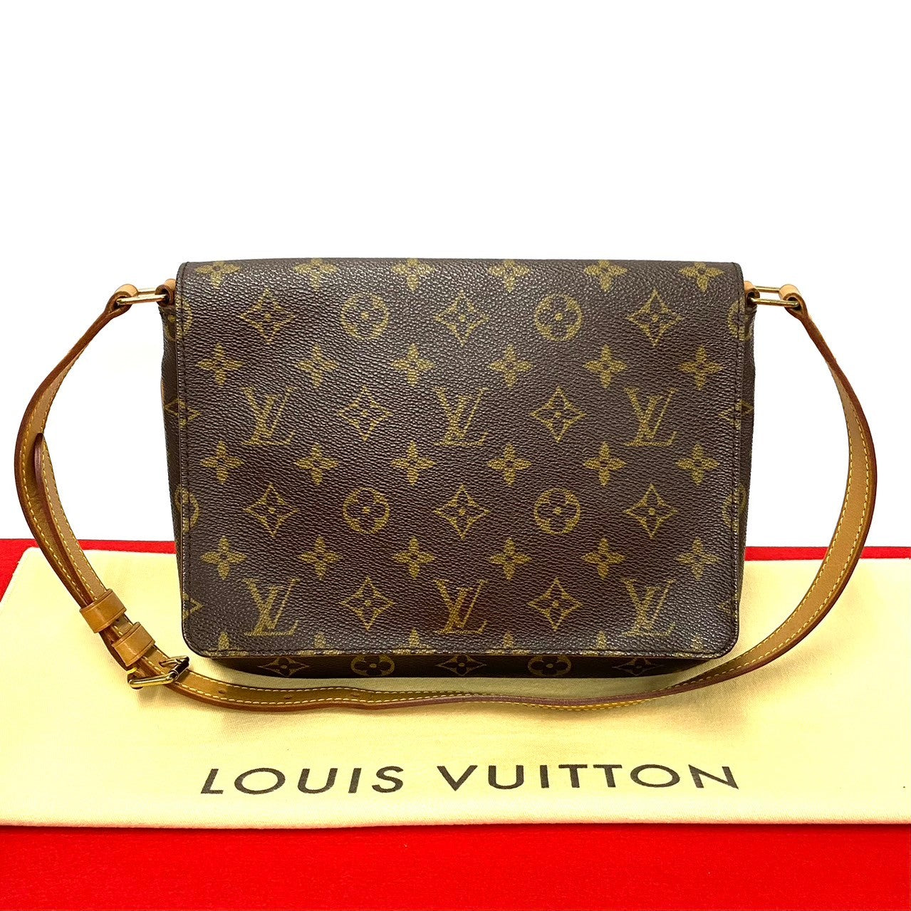 Louis Vuitton M51257 PVC M tte tango Monogram Leather Brown Shoulder Bag