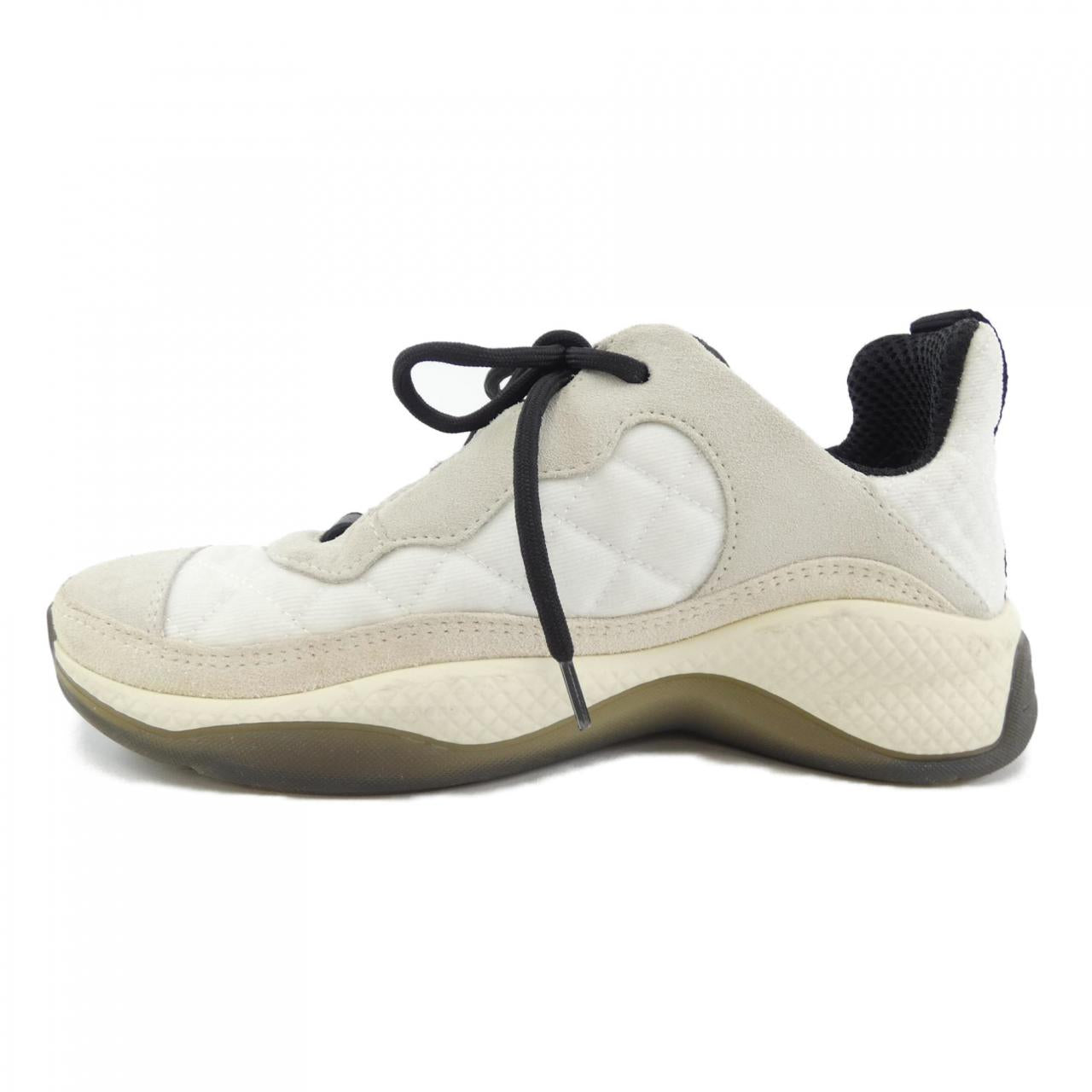 Chanel G38290Y55656 Mesh Suede Sneakers for Women
