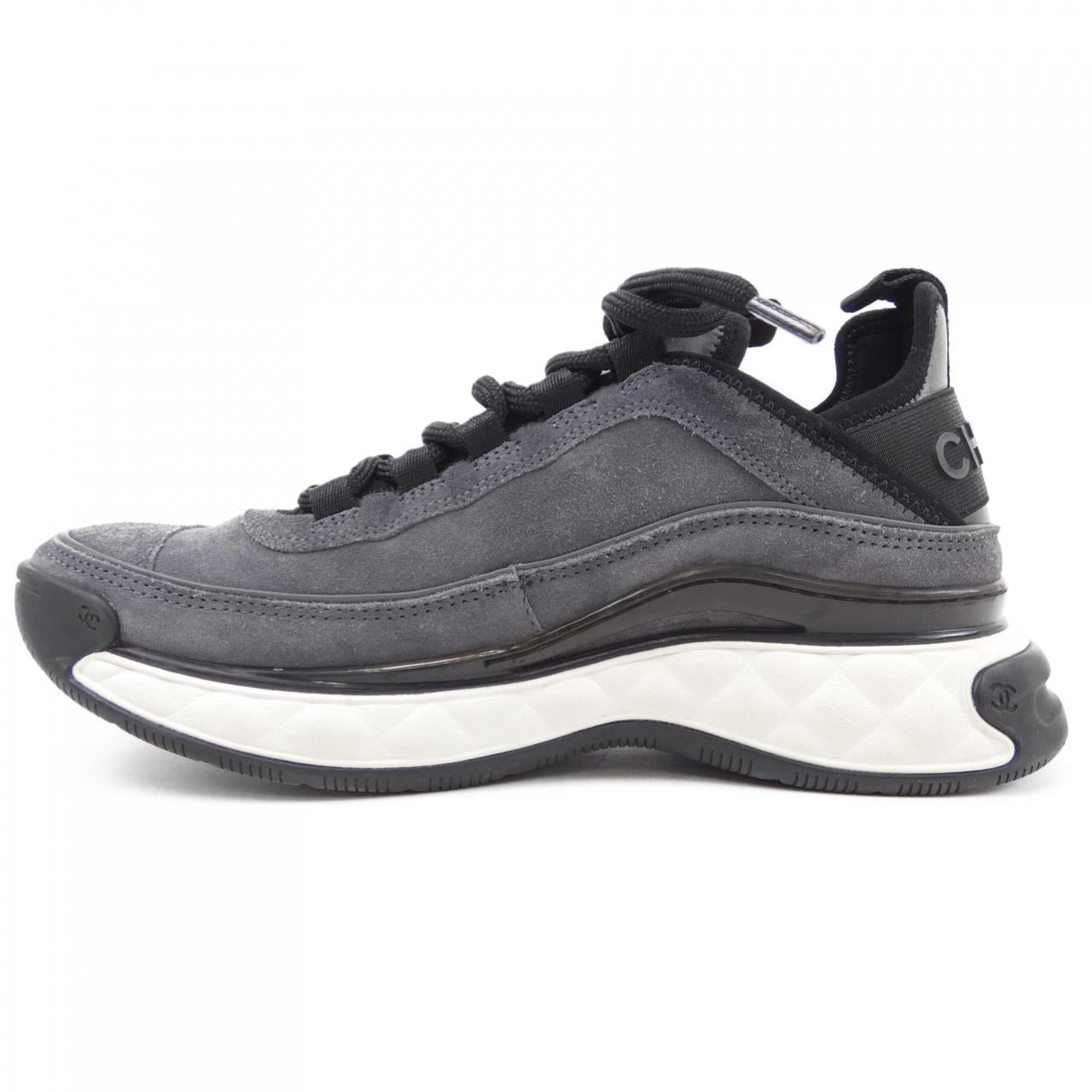 Chanel G45331B14494 Suede Calfskin Sneakers