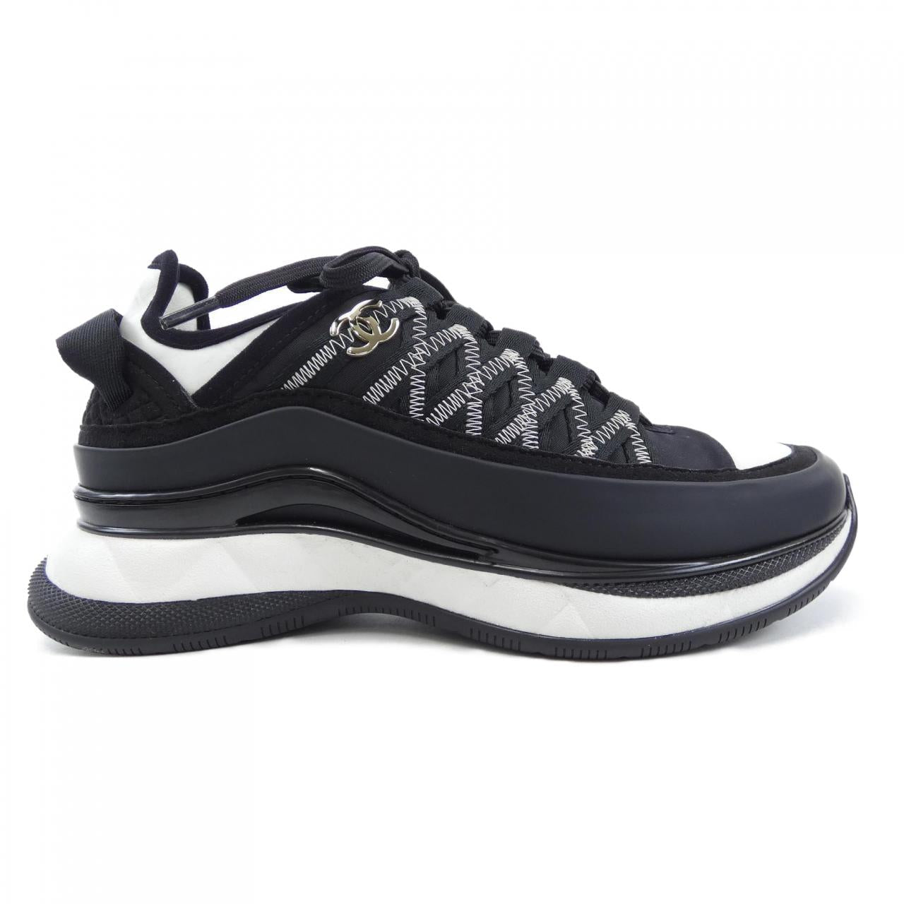 Chanel G46009B18066 Mix Fiber/Calfskin Sneakers