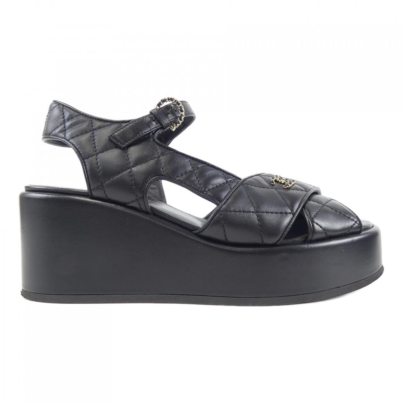 Chanel G39918X01000 Lambskin Sandals