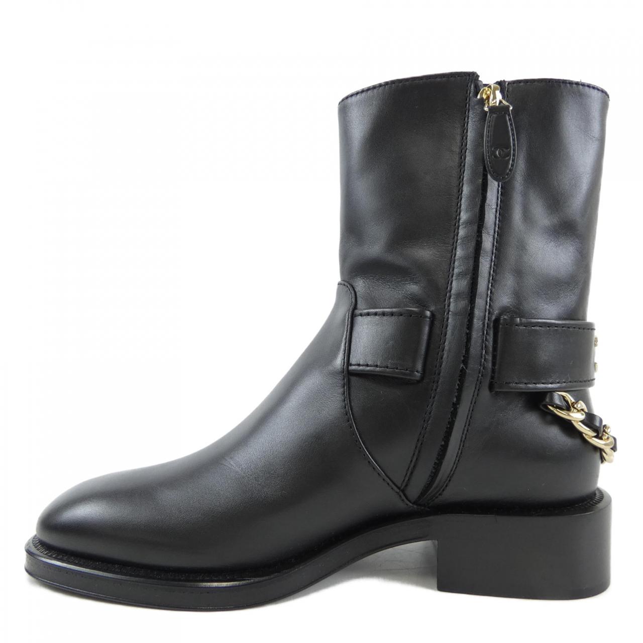 Chanel G39170X56609 Calfskin Metal Boots for Women