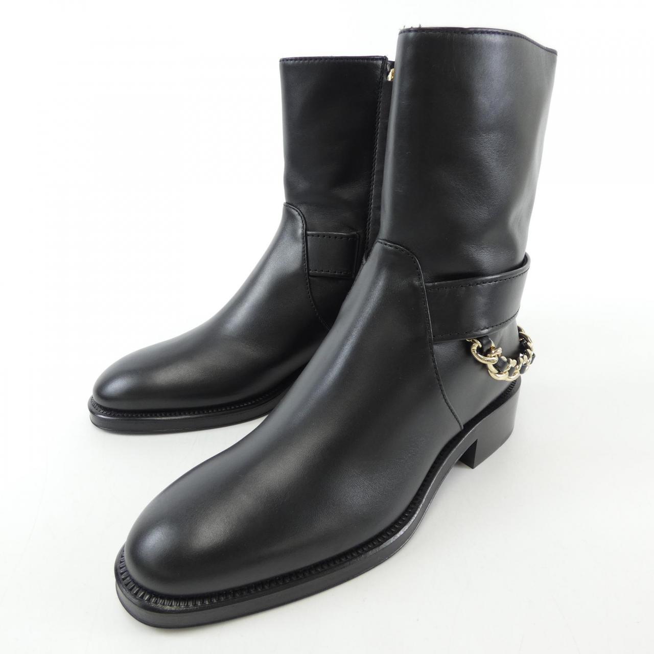 Chanel G39170X56609 Calfskin Metal Boots for Women