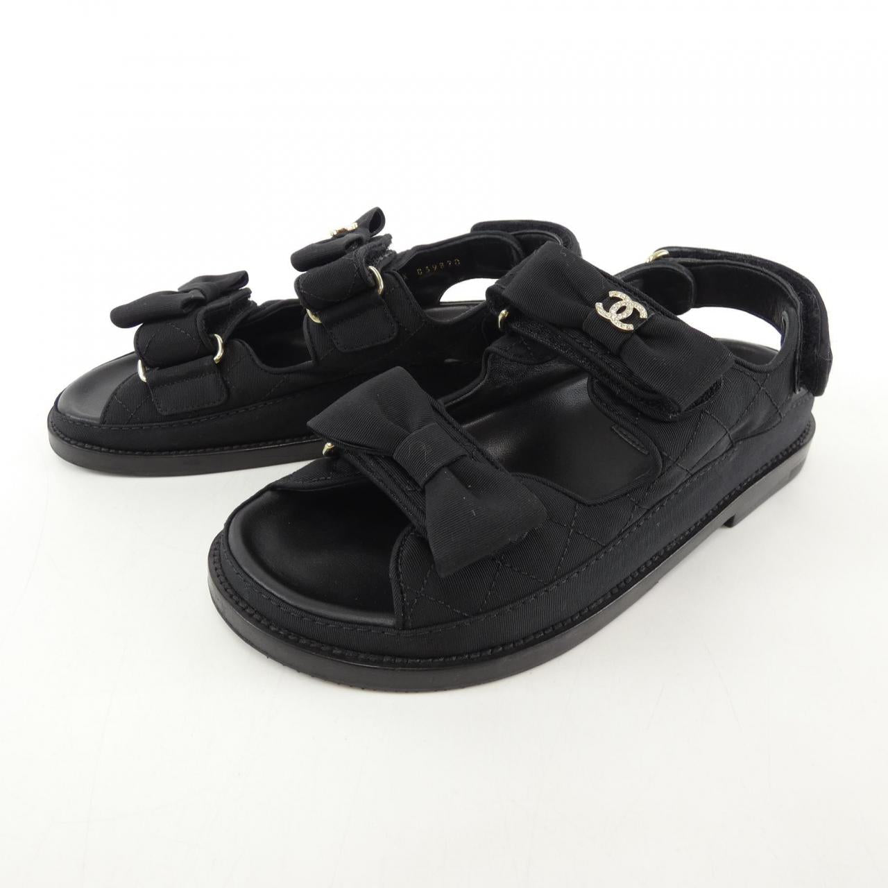 Chanel G39820X05912 Grosgrain Sandals