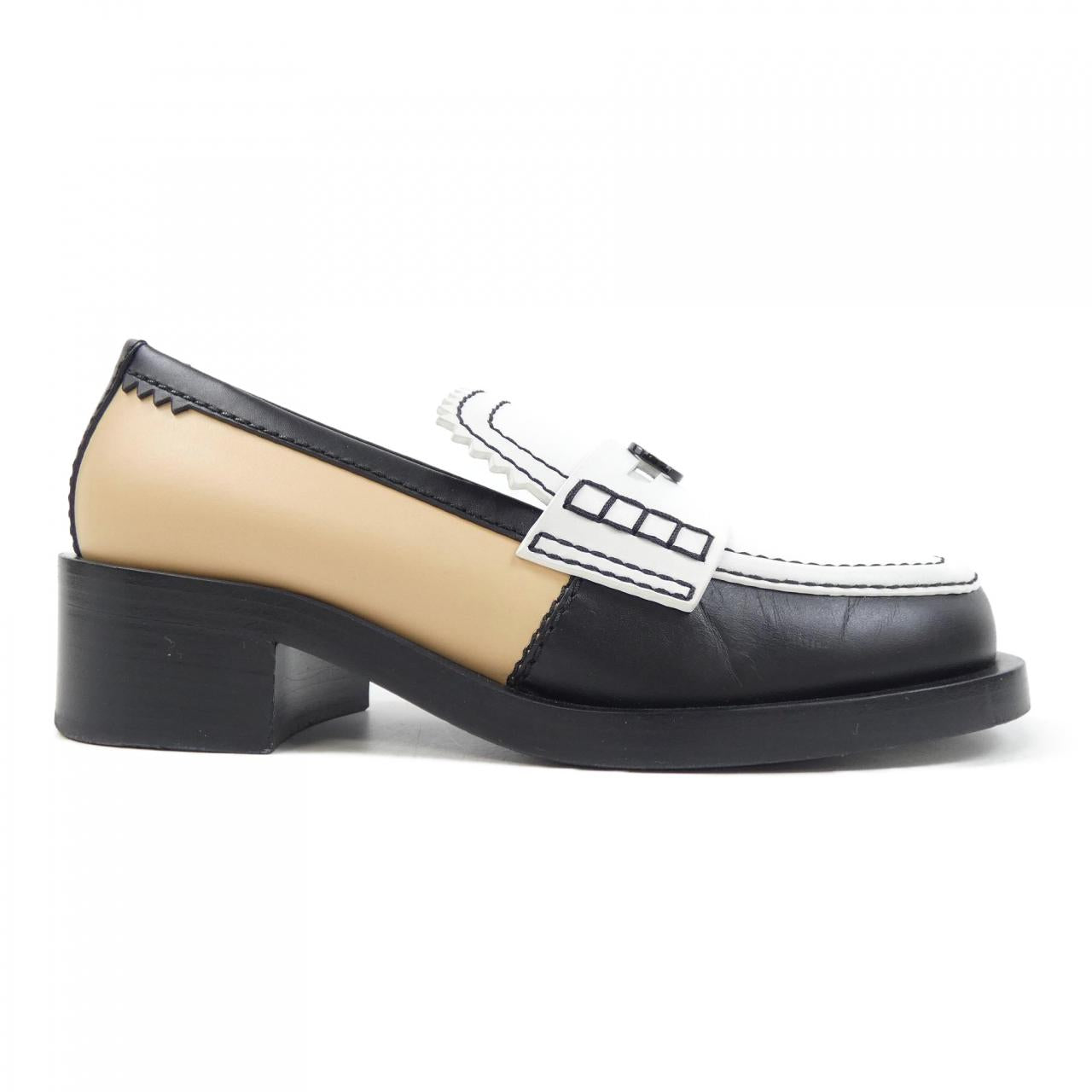 Chanel G45180B13907 Calfskin Shoes for Women