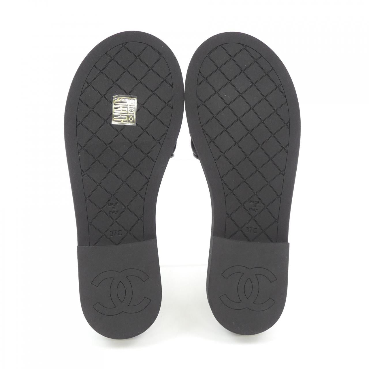 Chanel G45014X01000 Lambskin Sandals