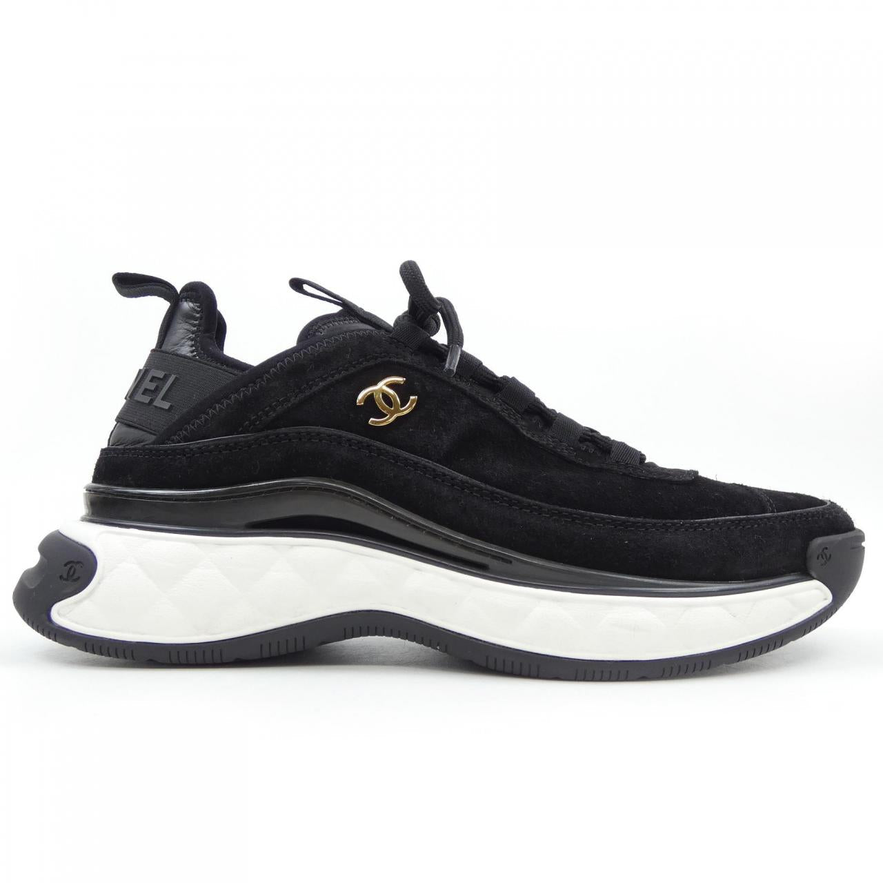 Chanel G45331B14494 Suede Calfskin Sneakers