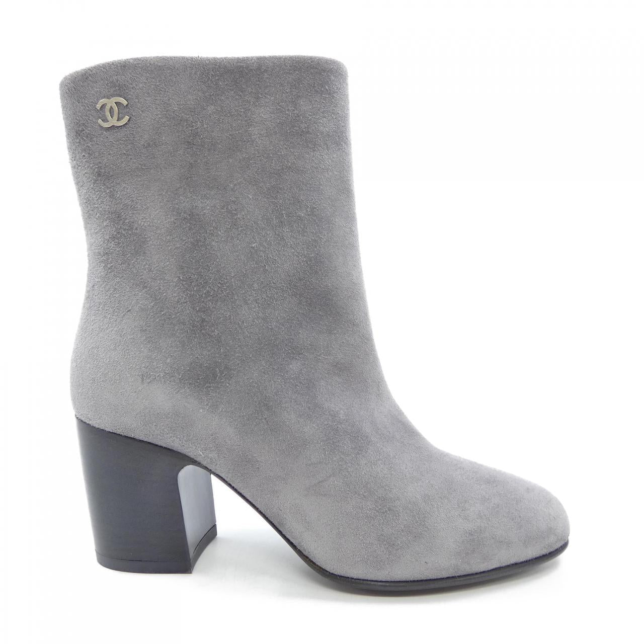 Chanel G32213X48015 Suede Calfskin Boots for Women