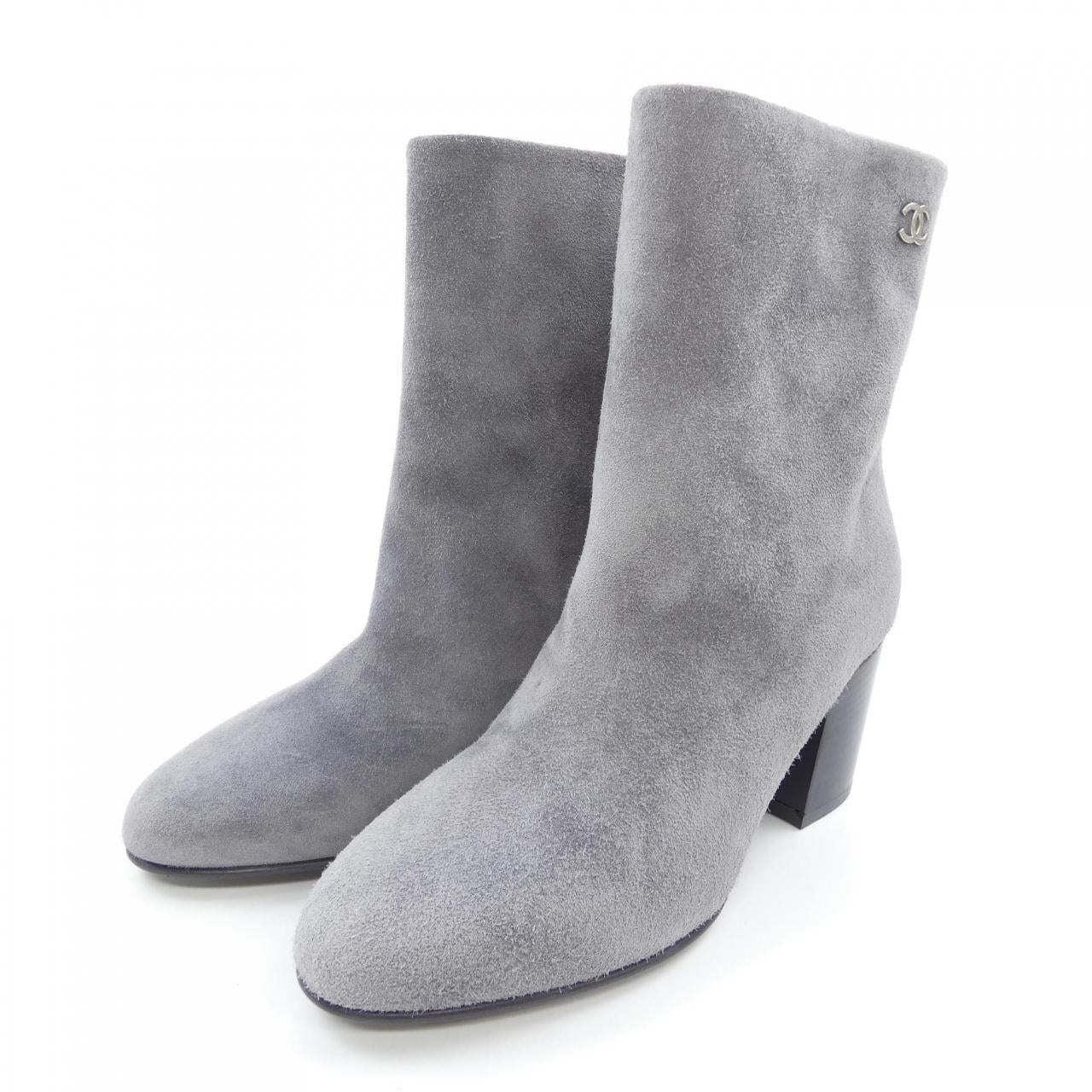 Chanel G32213X48015 Suede Calfskin Boots for Women
