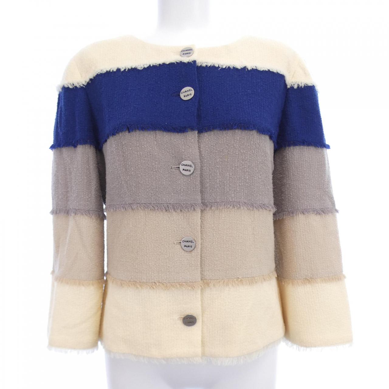Chanel P14760V08224 00C Collarless Jacket Jacket