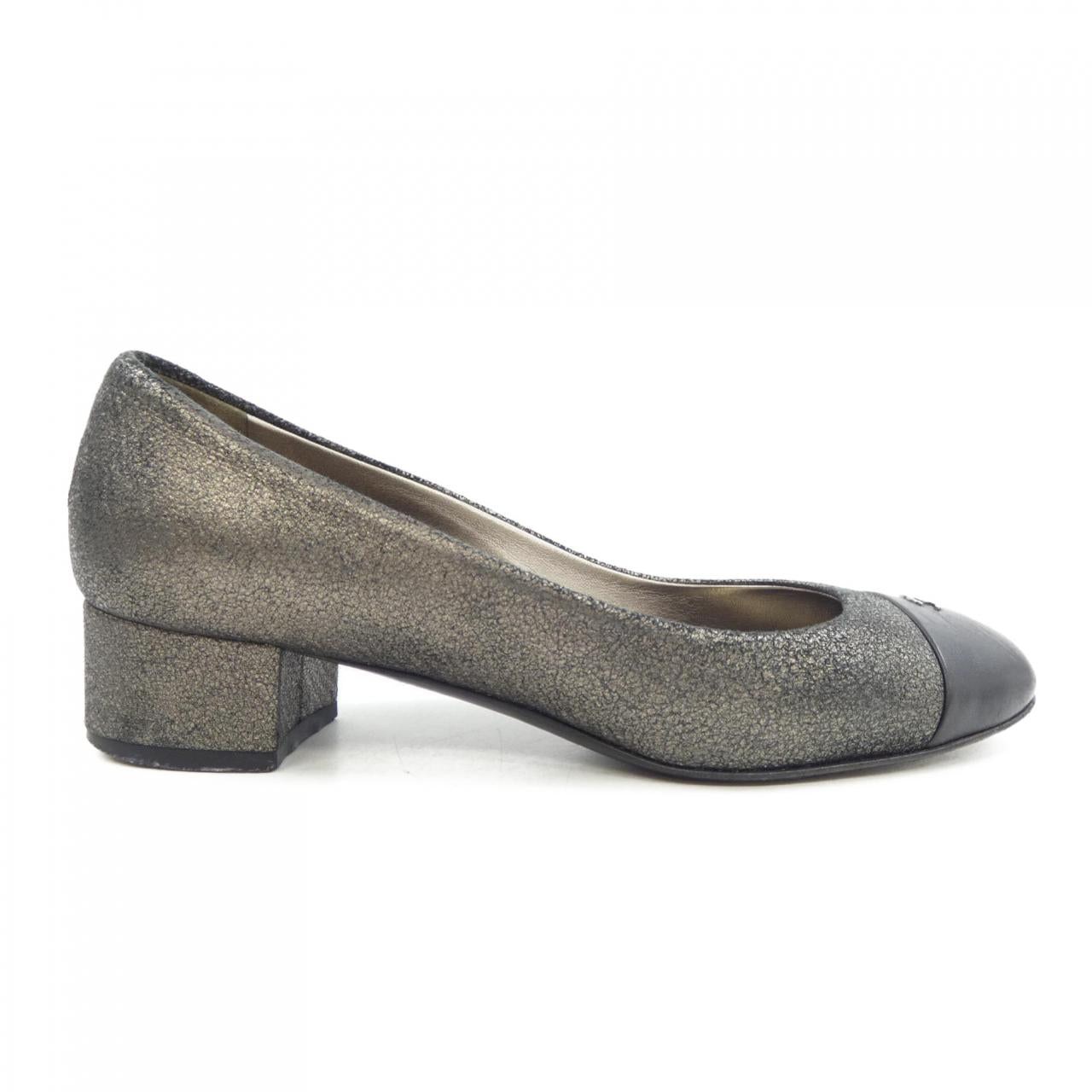 Chanel G28429Y15221 Embossed Lambskin Calfskin Pumps Bag