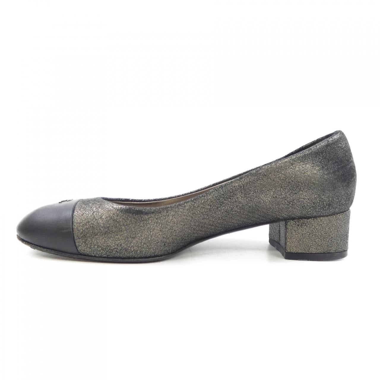 Chanel G28429Y15221 Embossed Lambskin Calfskin Pumps for Women