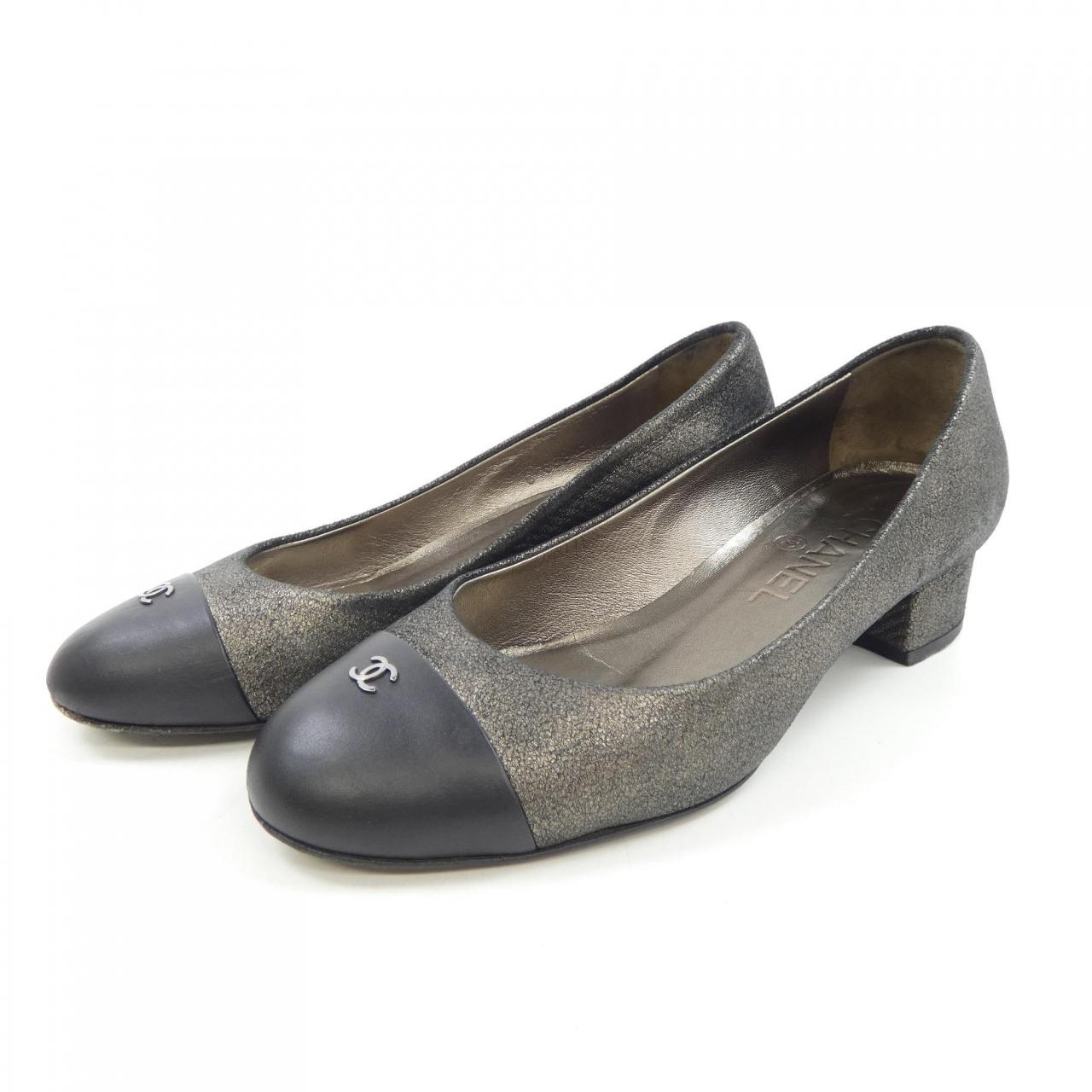 Chanel G28429Y15221 Embossed Lambskin Calfskin Pumps for Women