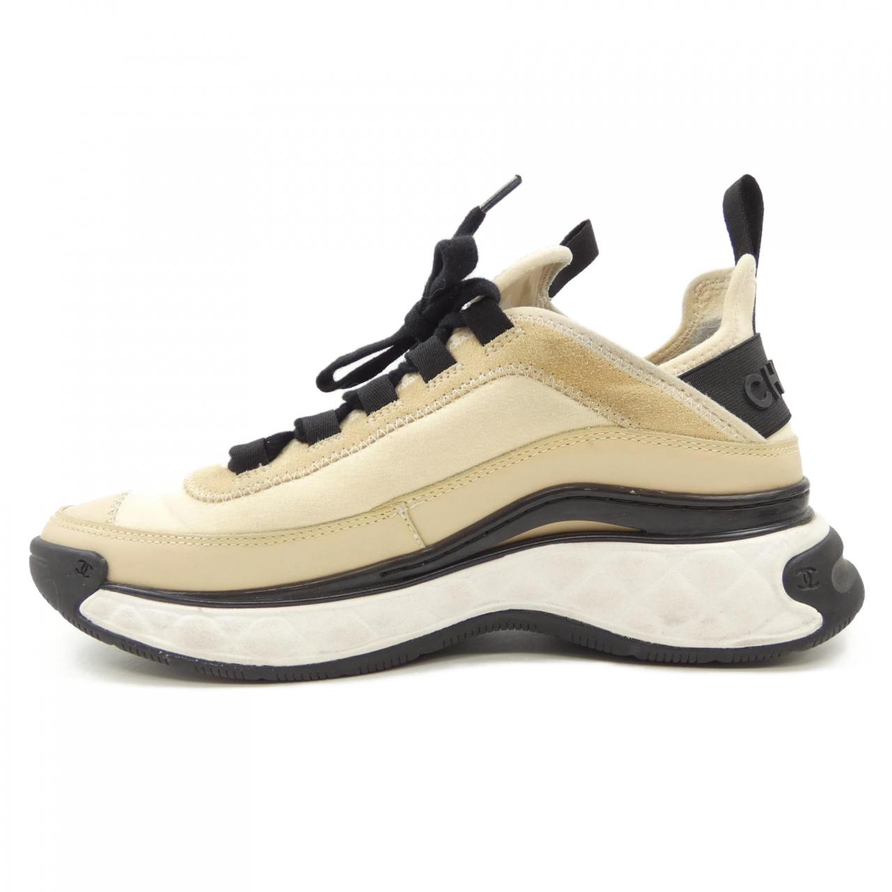 Chanel G35617Y53646 Fabric/Suede Calfskin Sneaker