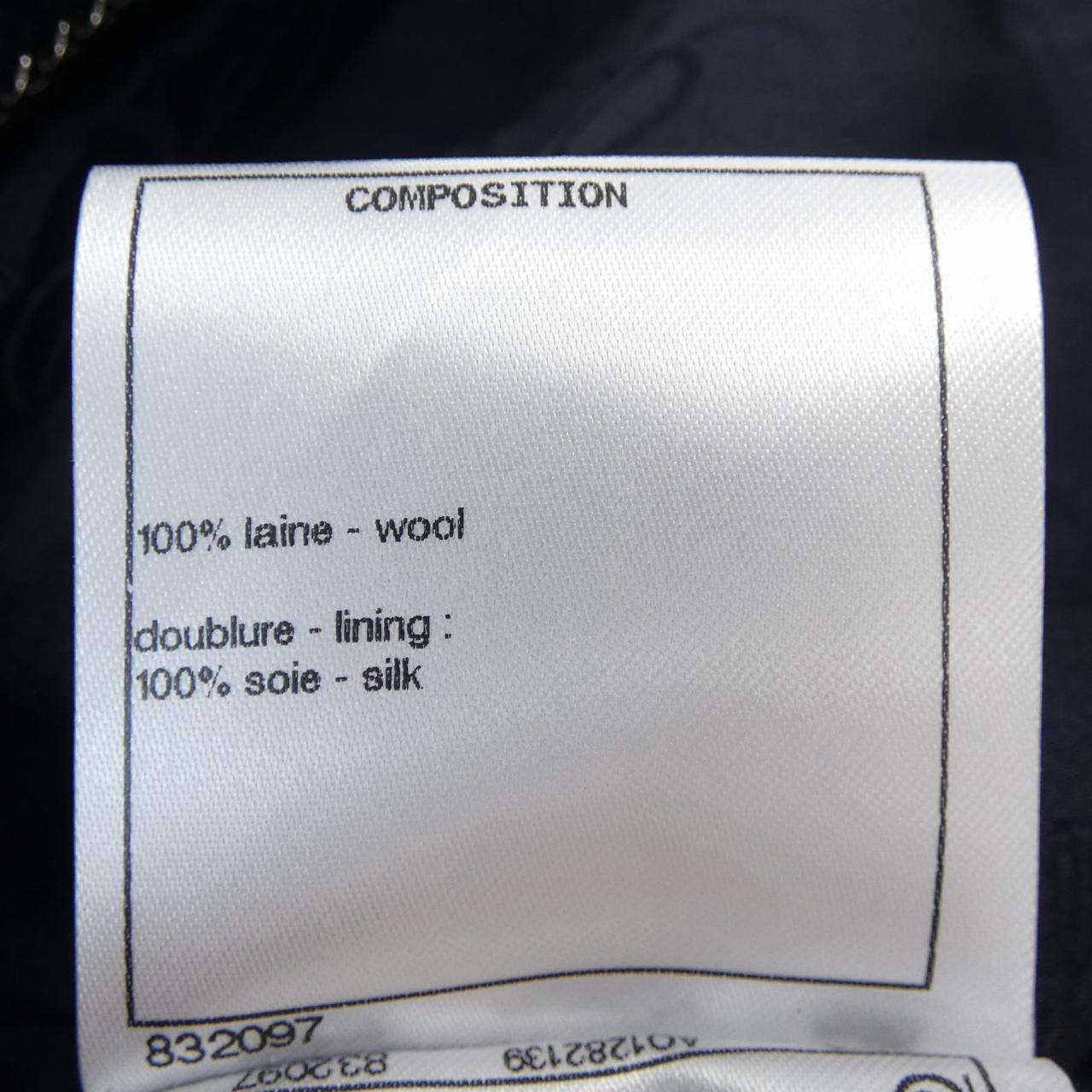 Chanel P59157V38603 Wool Peacoat