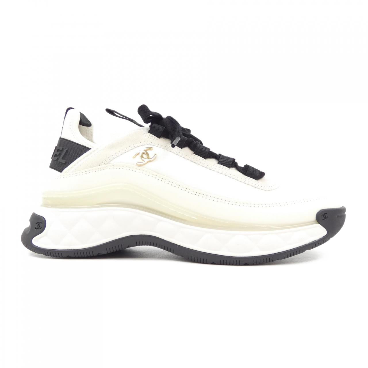 Chanel G35617Y53646 Fabric Calfskin Sneaker for Women
