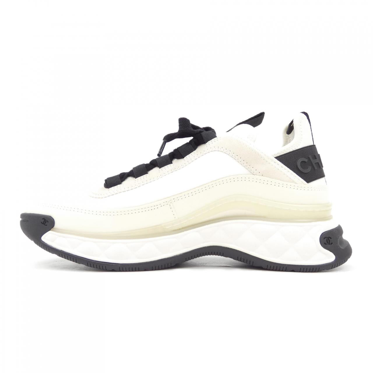 Chanel G35617Y53646 Fabric Calfskin Sneaker for Women