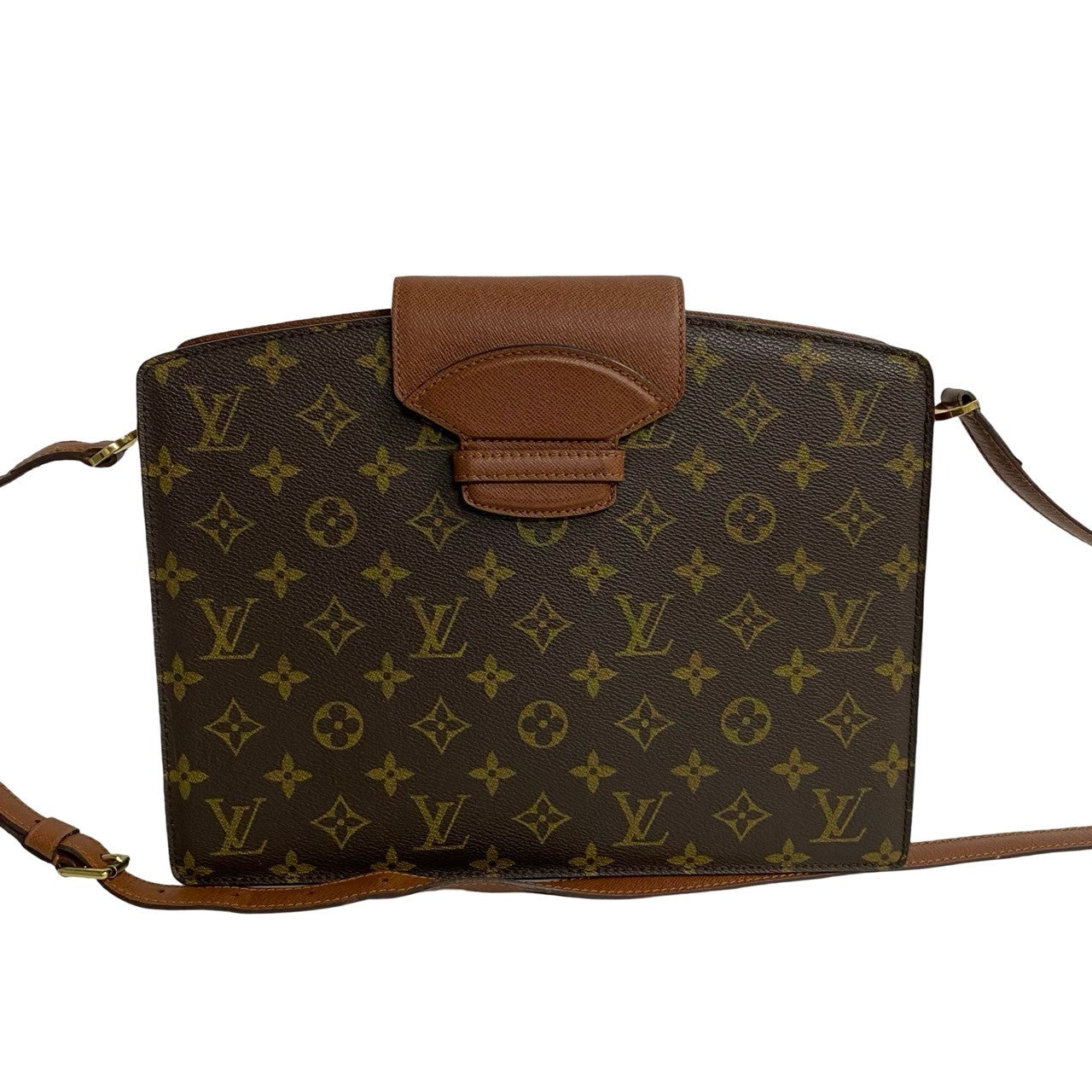 Louis Vuitton M51375 PVC Kurcell Monogram Leather Brown Shoulder Bag
