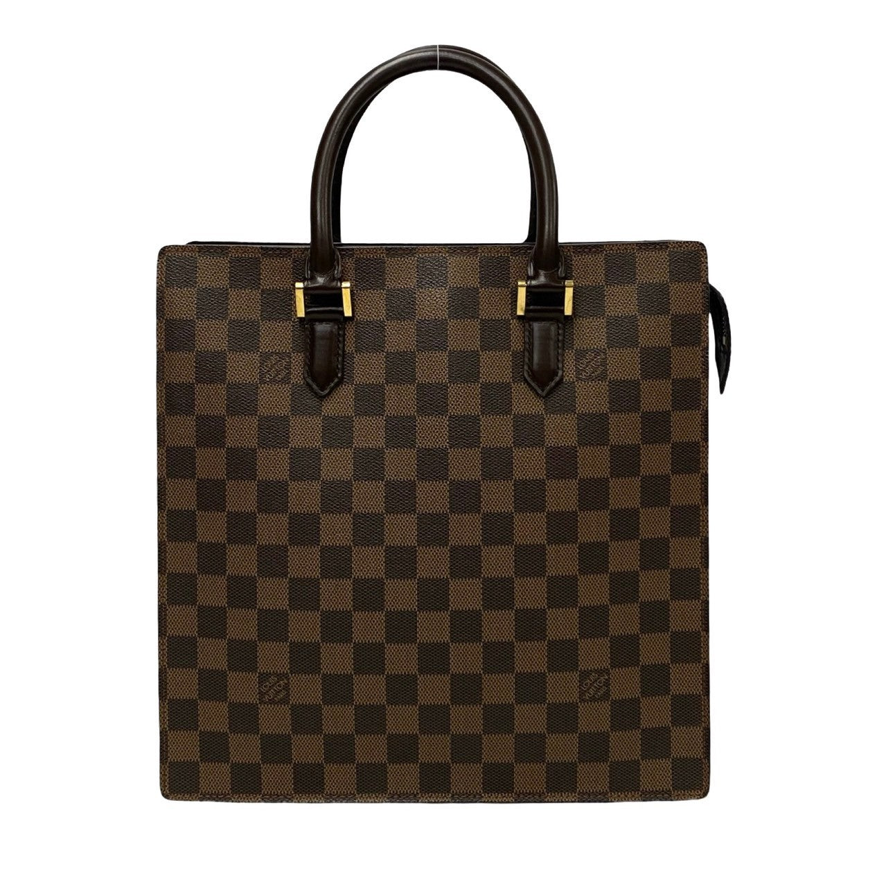 Louis Vuitton N51145 PVC Damier Venice PM Leather Brown Handbag