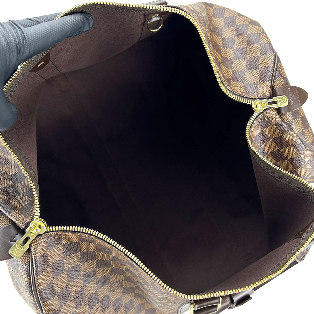 Louis Vuitton Boston Duffel N41427 Damier Keepall Brown Travel Bag