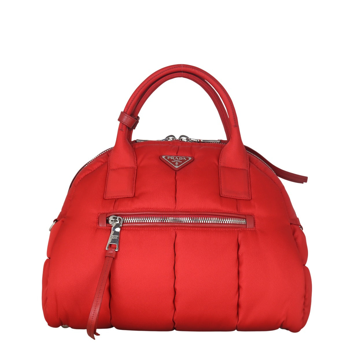 Prada Tessuto Bomber Dome Bag Travel Bag