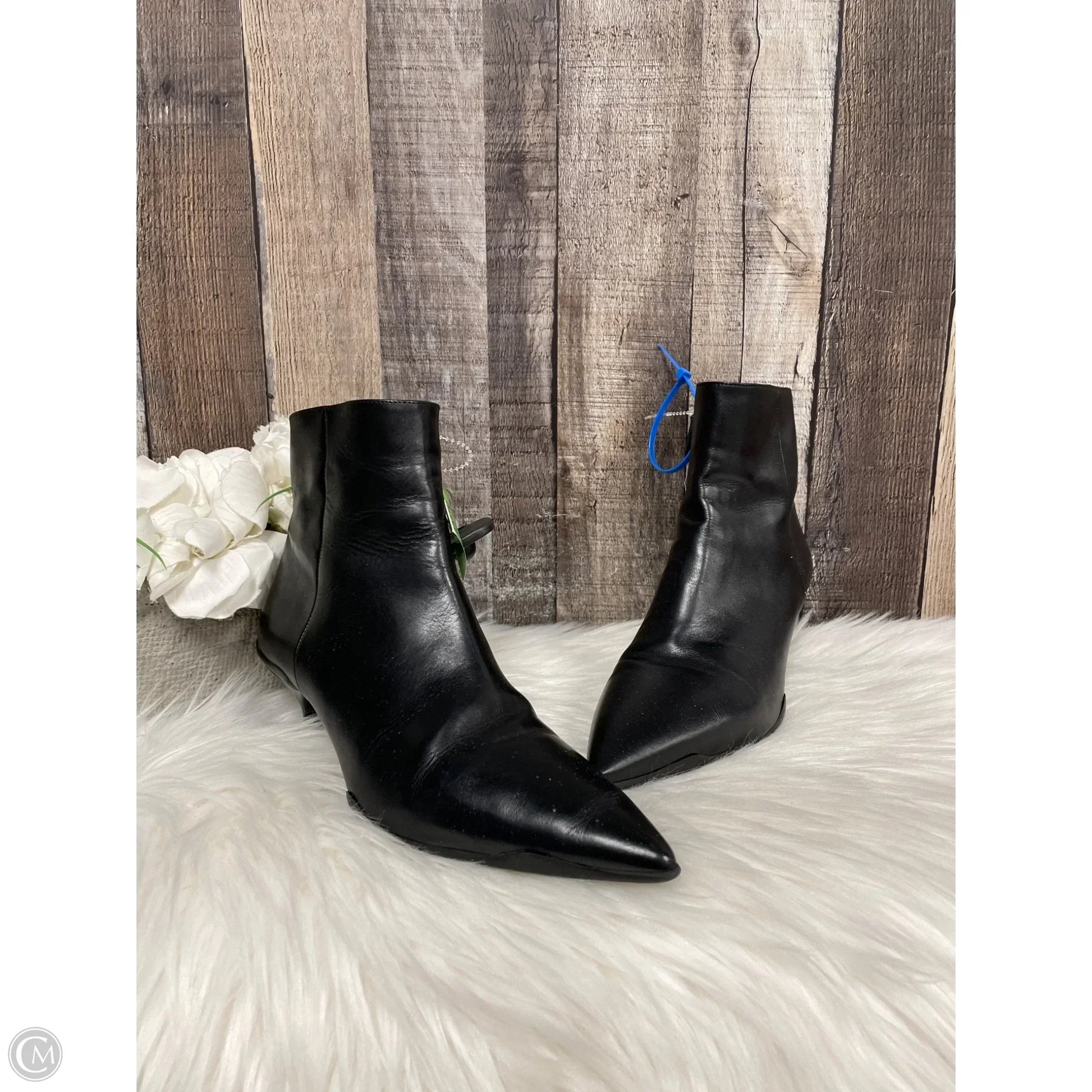 Prada Shoe Boots Luxury Designer By In Black Shoes Size 6 5