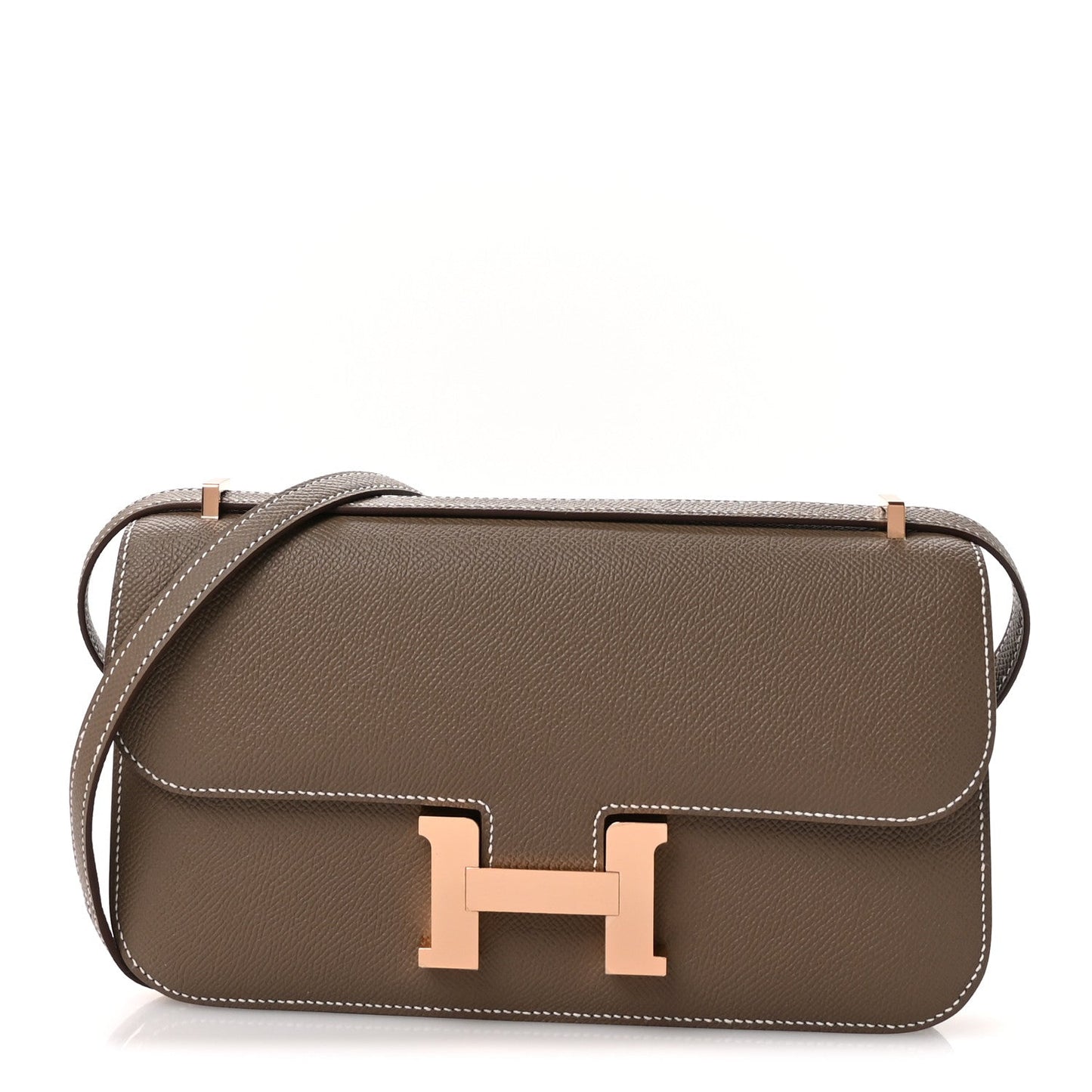 Hermes Epsom Constance Elan Etoupe Handbag Travel Bag 25 Etoupe 1731222