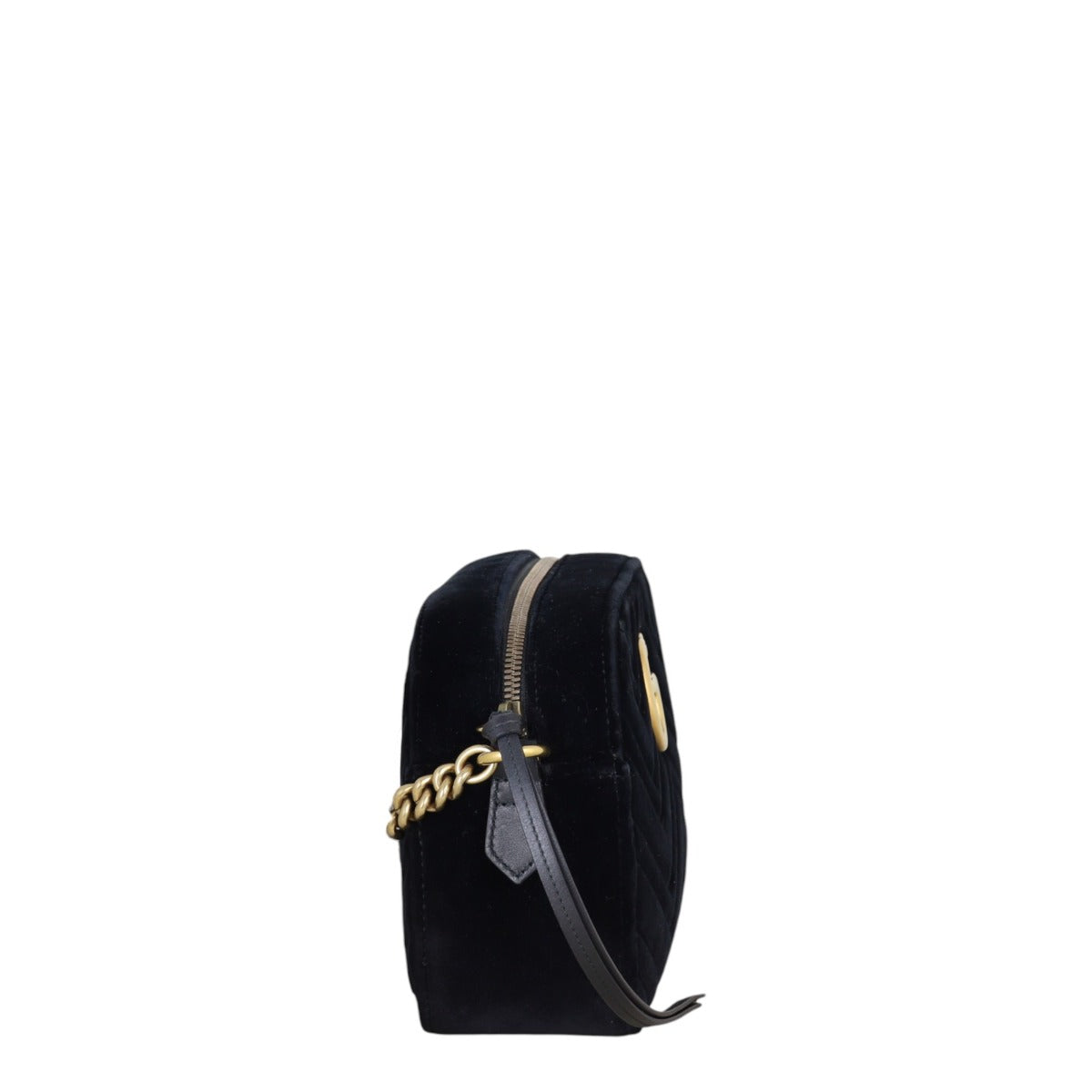 Gucci GG Marmont Velvet Small Camera Bag