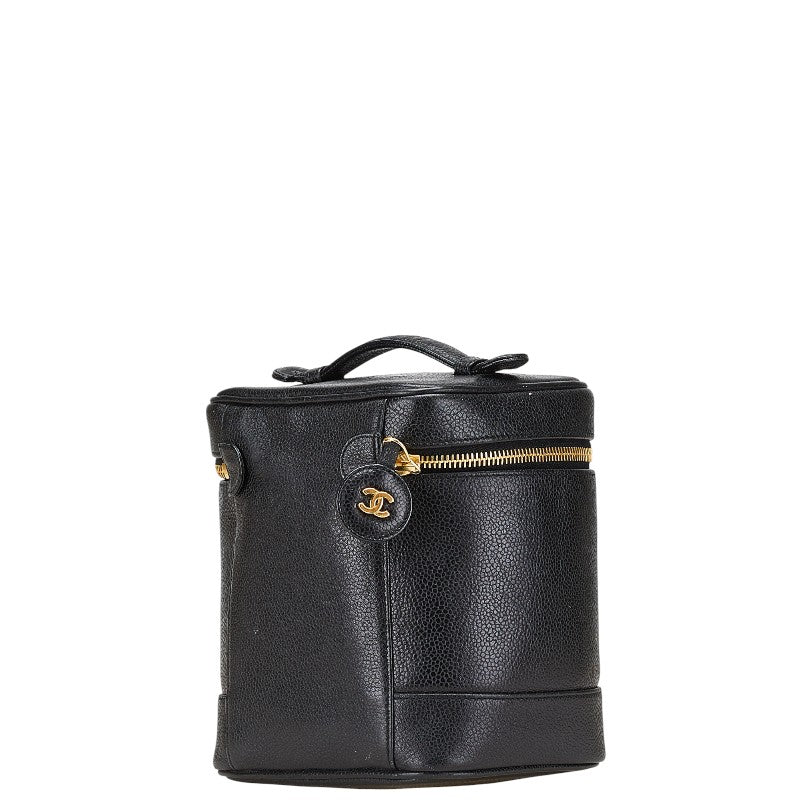 Chanel Coco Mark Caviar Vanity Bag