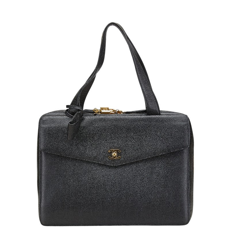 Chanel Coco Mark Caviar Briefcase Bag