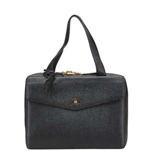 Chanel Coco Mark Caviar Briefcase Bag