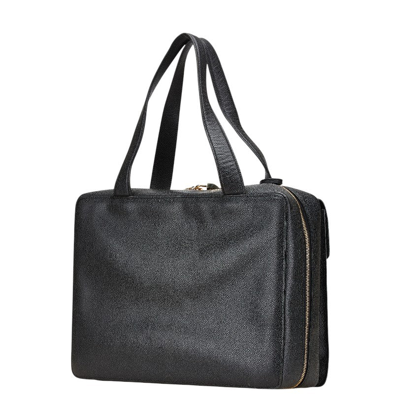 Chanel Coco Mark Caviar Briefcase Bag