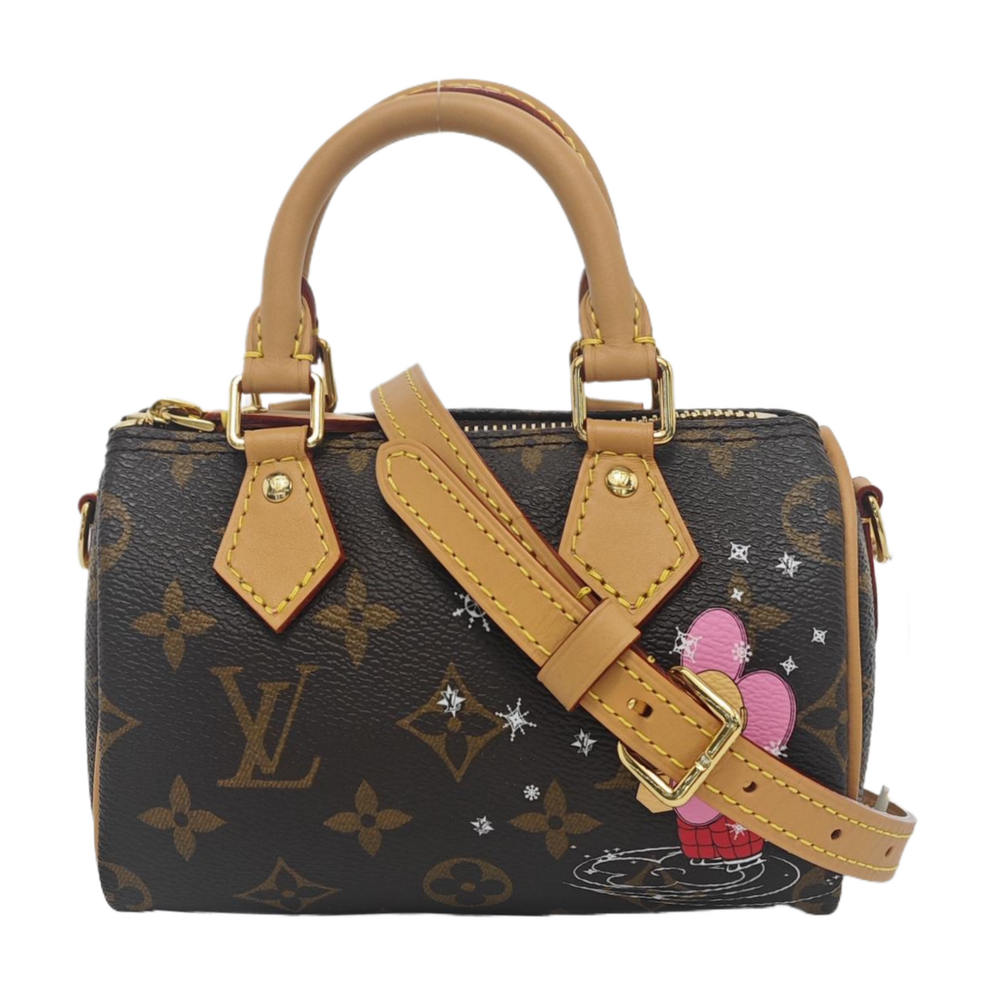 Louis Vuitton x Takashi Murakami Speedy Nano Flower Monogram Handbag