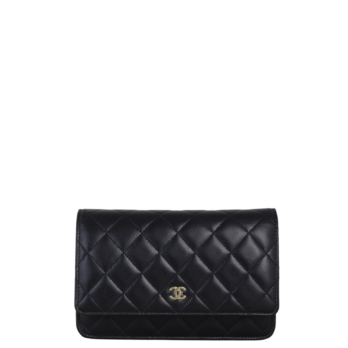Chanel Classic Wallet on Handbag Quilted Black Crossbody Bag Chain 20082025