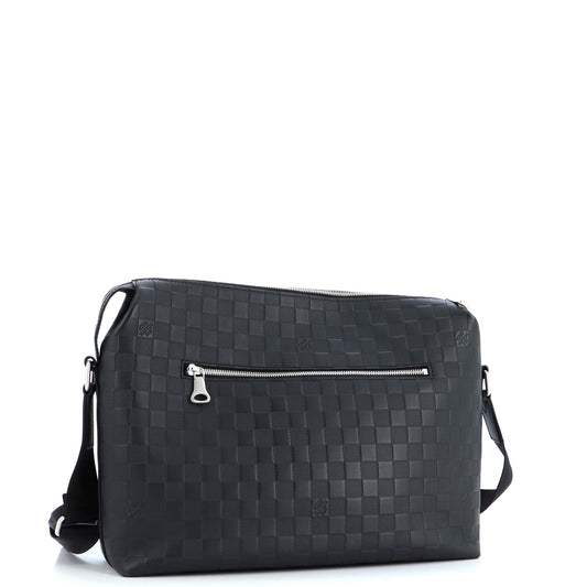 Louis Vuitton Discovery Messenger Bag Damier Infini Mm Leather Travel Bag