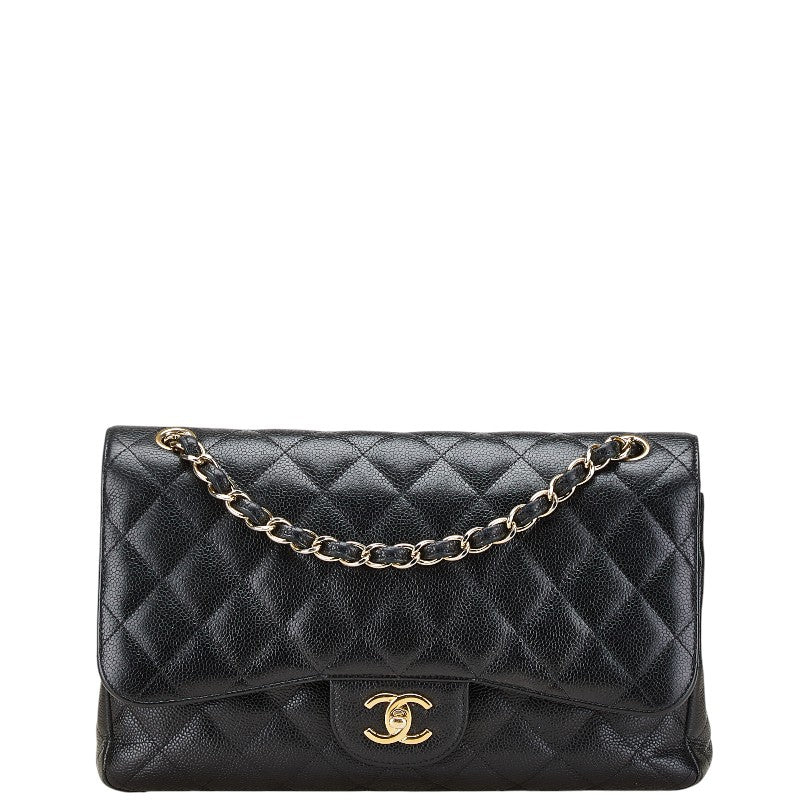 Chanel Coco Mark Matelasse Caviarskin 2Way Shoulder Bag