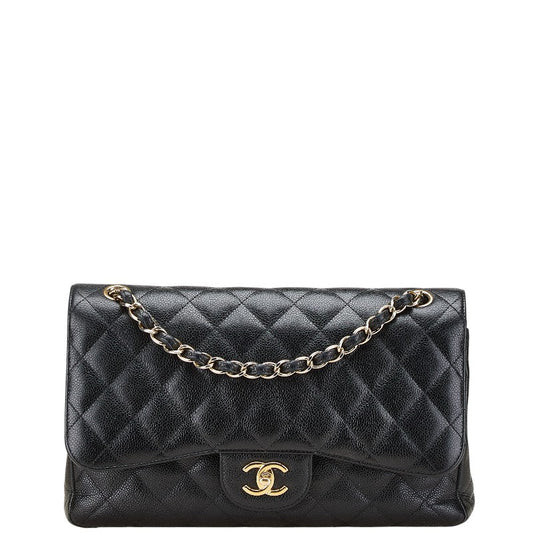 Chanel Coco Mark Matelasse Caviarskin 2Way Shoulder Bag