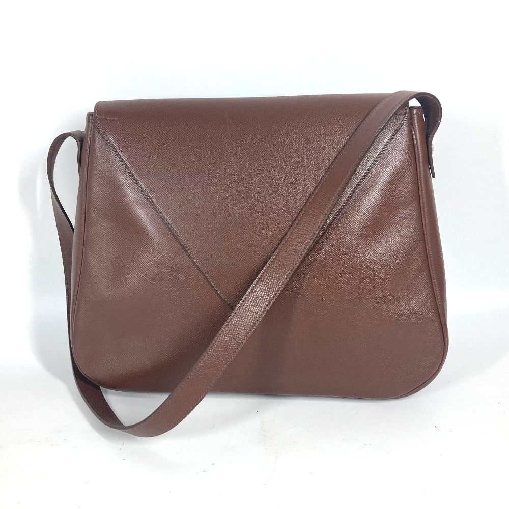 Hermes Shoulder Bag Christine Unisex Unisex Leather Brown