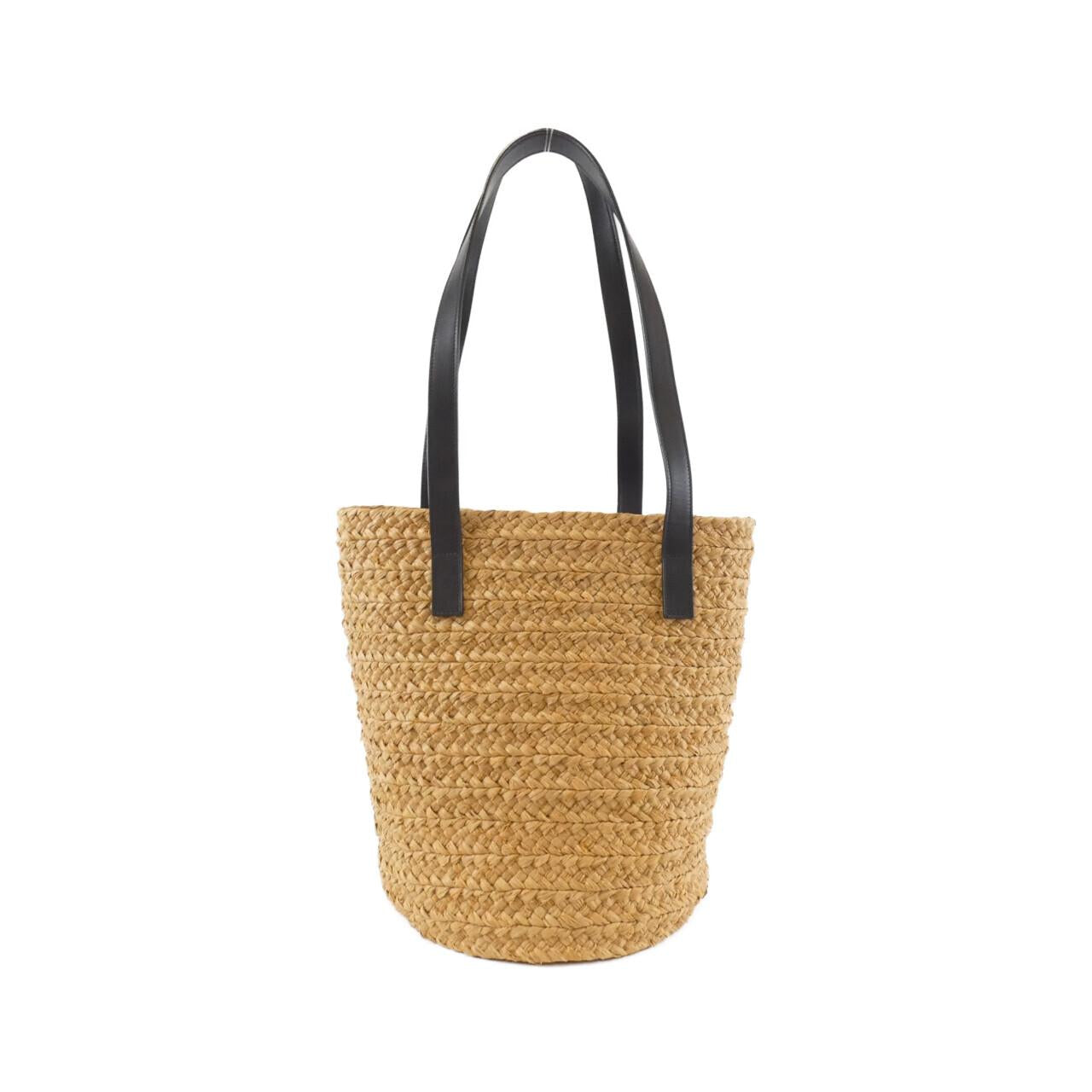YSL Saint Laurent Panier Bag Raffia Travel Bag