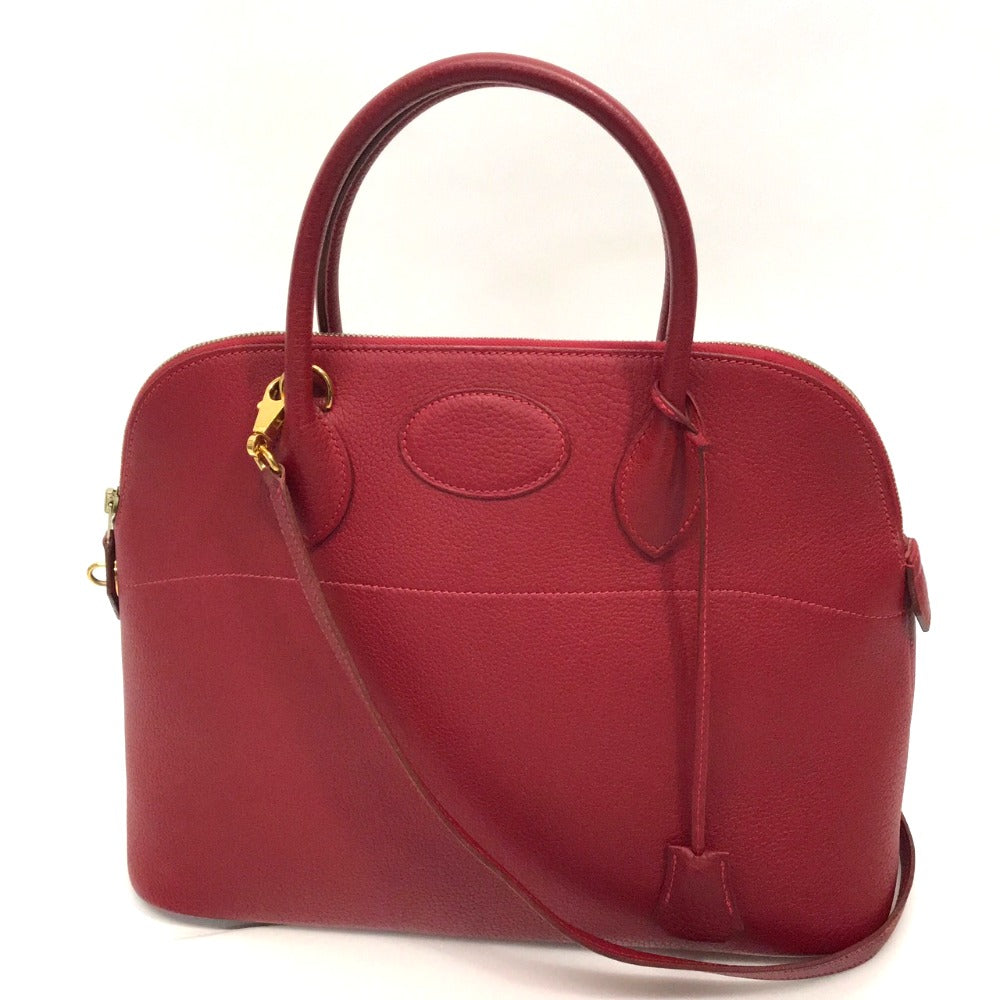 Hermes Handbag Fjord Bored Women Metal Gold Travel Bag