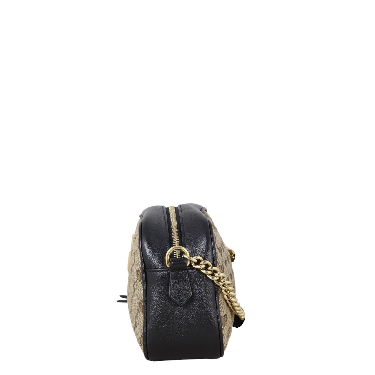Gucci GG Canvas Marmont Diagonal Small Camera Bag