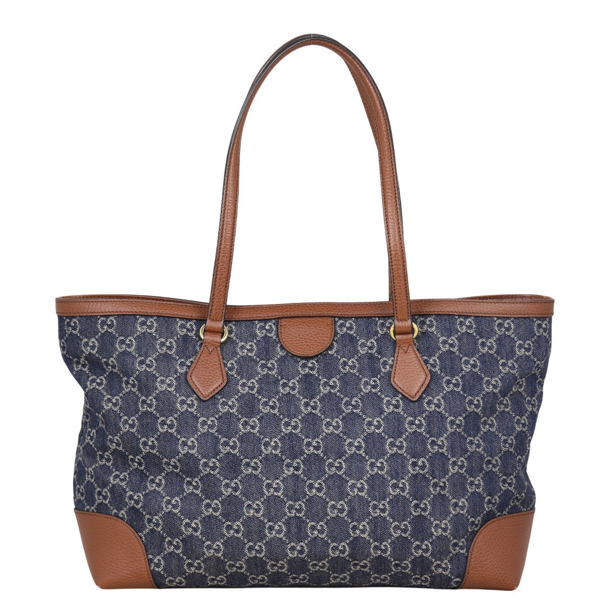 Gucci GG Denim Ophidia Medium Tote