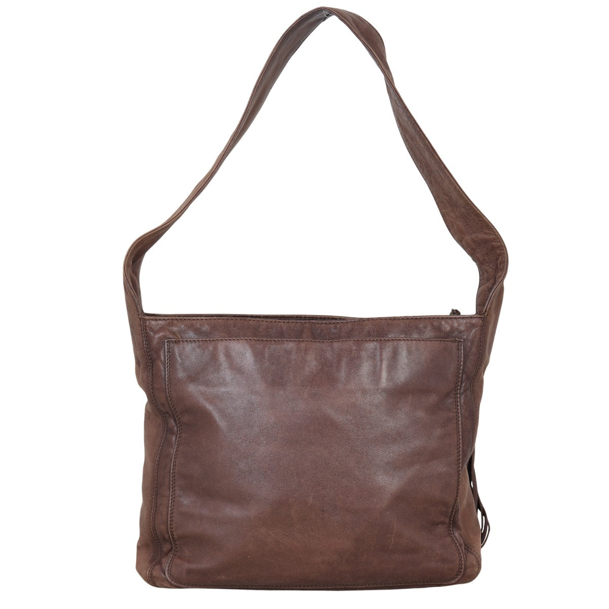 Chanel CC Tassel Shoulder Bag Brown