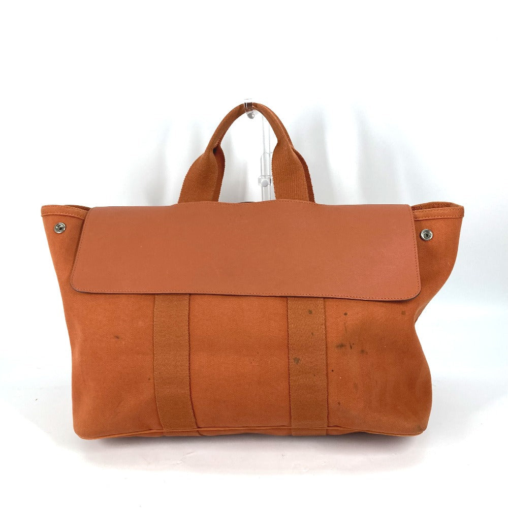 Tote Bag Orange Bag Handbag Valparaiso Mm Leather Canvas