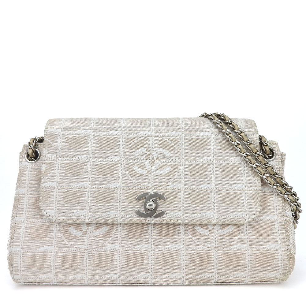 Chanel Nylon New line Beige Travel Bag