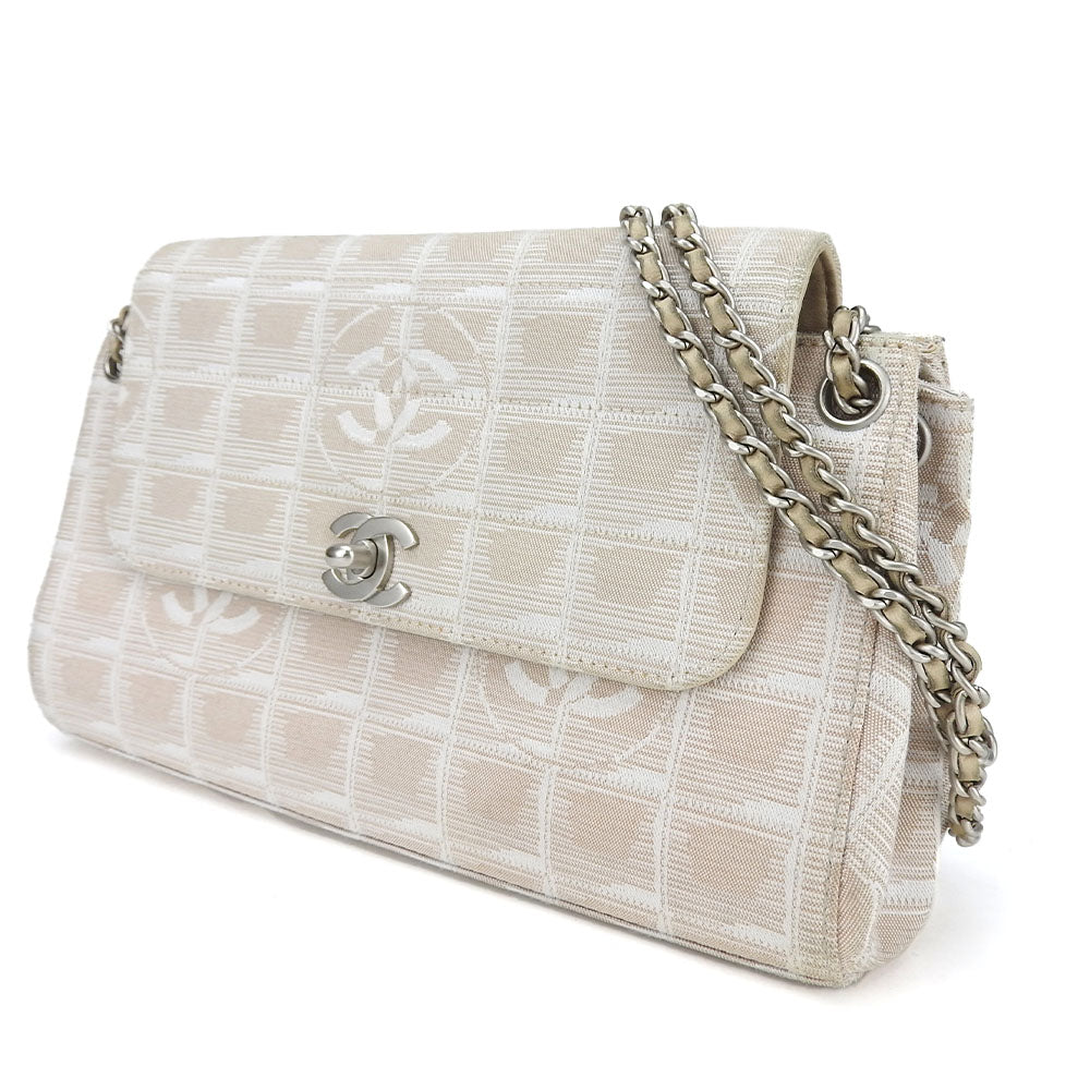 Chanel Nylon New line Beige Travel Bag