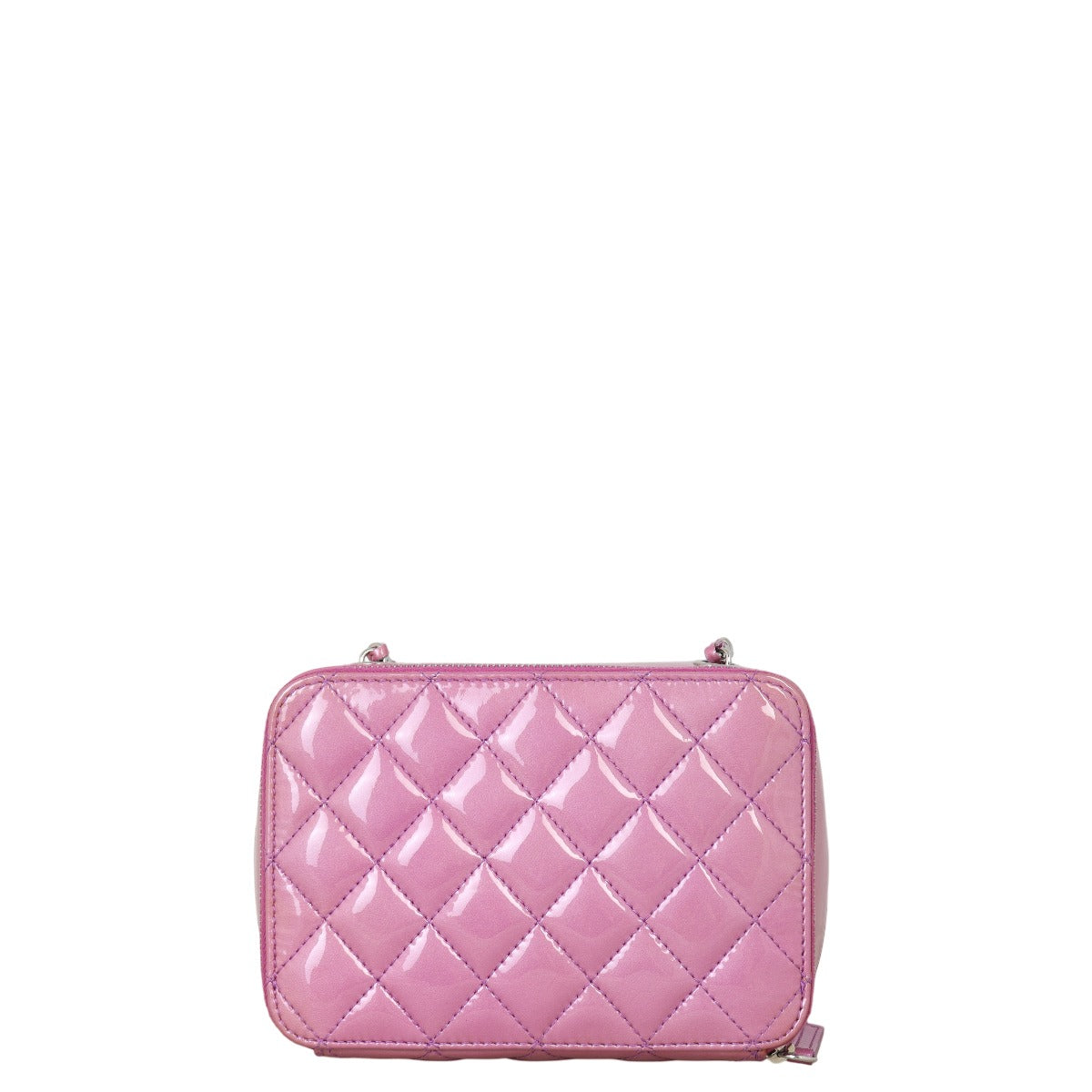 Chanel Pocket Box Camera Bag Quilted Pink Crossbody Bag